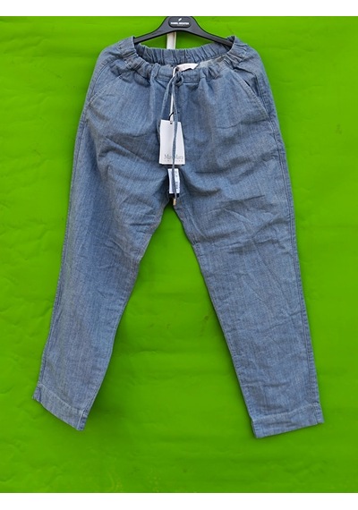 Max Mara Leisure Goya Kot Pantolon 31810126 Mavi