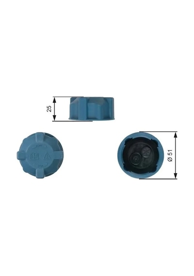 Alfa Romeo 147 Yedek Su Depo Kapagi 1.6 2001-2010 Gates Rc220