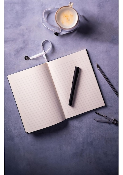 Smyth Classic Esnek Kapak Çizgili Defter, 14.8x21 Cm -gri Genel