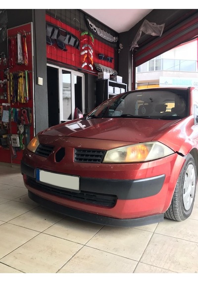 Renault Megane 2 Uyumlu Body Kit Ön Tampon Eki Kırılmaz Yumuşak Lip Mat Siyah