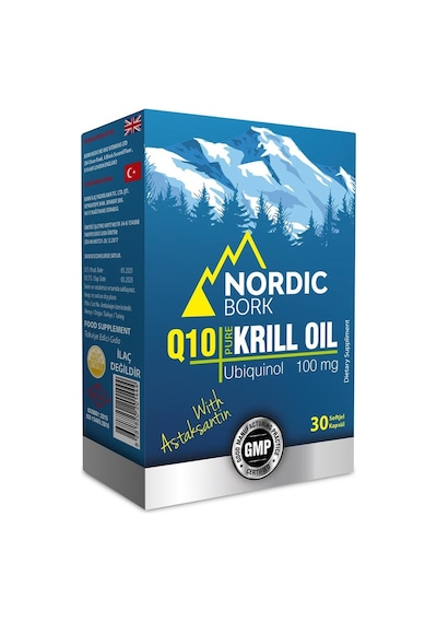 Nordic Bork Q10 Krill Oil 30 Softgel Kapsül