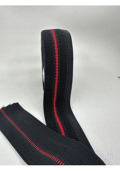 3.5 Cm Petekli Lastik-siyah-5 Metre