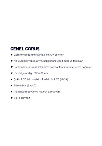 Varta Uv Light Gri