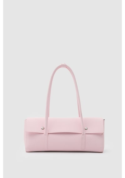 Shule Bags Mari Vintage Baget Çanta Pudra Pembe