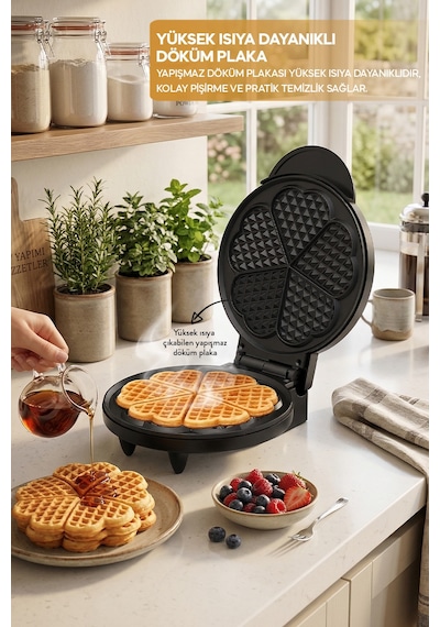 Sinbo SSM-2595 850 W Waffle Makinesi