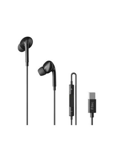 Ttec-pop 3 Usb-c Stereo Mikrofonlu Kulakiçi Kablolu Kulaklık Siyah