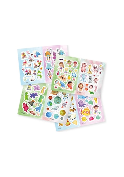Yükselen Zeka Tükenmeyen Stickers Kitabım