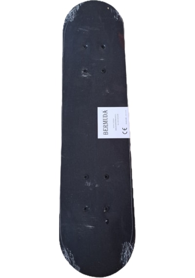 Bermuda 60cm Ahşap Zımparalı Silikon Teker Kaykay Kırmızı