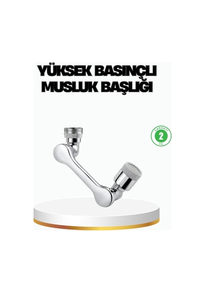 Üç Segmentli 1080 Derece Musluk Aparatı Esnek Döner Havalandırıcı Pratik Kullanım 1