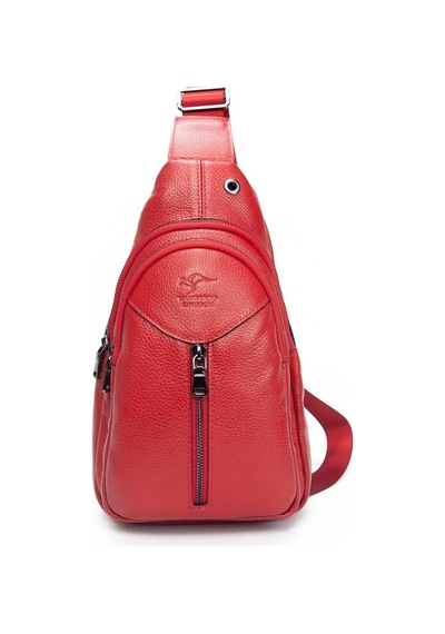 Kangaroo Kıngdom Kadın Hakiki Deri Body Bag Çapraz Sırt Çantası Kangaroo K. 1012-V