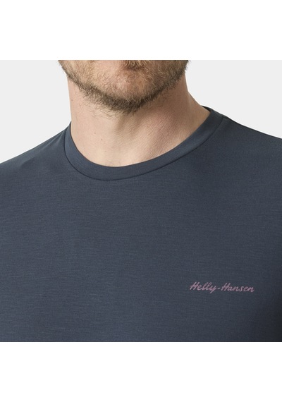 Helly Hansen Skog Recycled Graphic Erkek T-shirt-32451 Füme