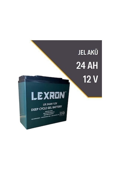 24ah-12v Jel Akü