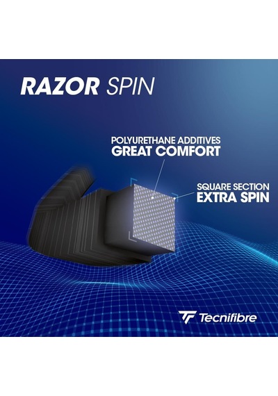 Tecnifibre Bob Razor Spin Siyah 16/1.30 200m Rulo Kordaj