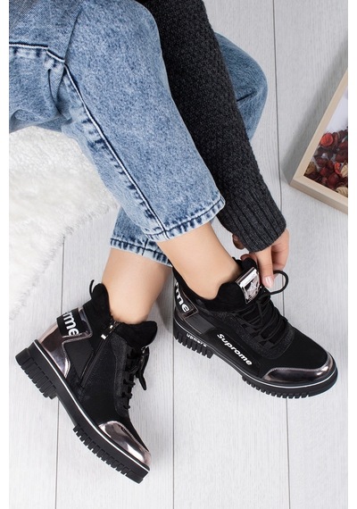 Khayt Fashion Suprome Fermuarlı Dolgu Topuk Kadın Bot Çok Renk Çok Renkli