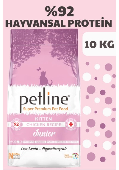 Petline Junior Kitten Tavuklu Yavru Kedi Maması 10 KG