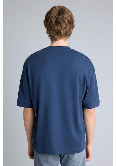 Defacto %100 Pamuk Loose Fit Basic Tişört G4728ax26smnv249 Lacivert-nv249