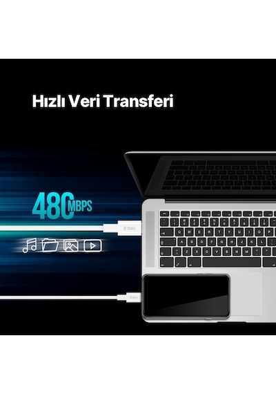 Samsung Apple Uyumlu iPhone 15 16 17 Şarj Kablosu Type C Kablo 150 Cm 100w Pd/qc Hızlı