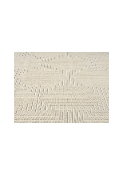 Modern Koton Bukle Kilim Lateks Taban 60x100/80x120/80x200/80x300/80x150/120x180/160x240-750 Krem