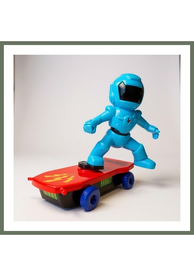 Bezos Pilli Işıklı Kaykaycı Kaykaycı Robot Oyuncak Bezos1