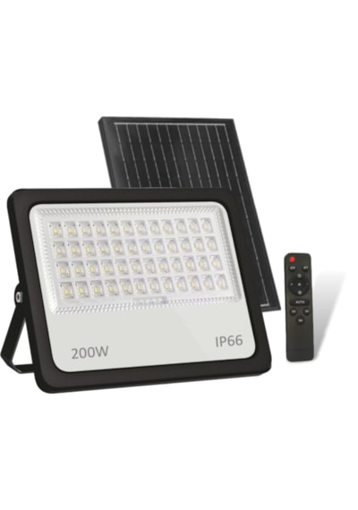 Cata Ct 4649 Kumandalı 200w Solar Led Projektör 6400k Beyaz Işık