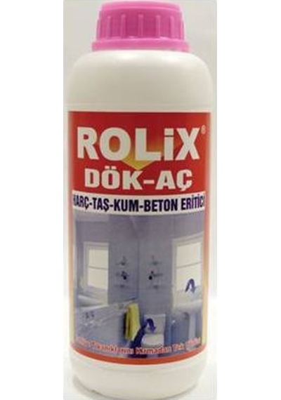 Lavabo Açıcı Gider Açıcı Rolix Harç Beton Kum Beton Eritci 1000 G