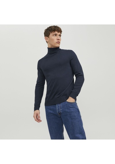 Jack & Jones Balıkçı Yaka Kazak-Emil 12157417 Navy Blazer Lacivert
