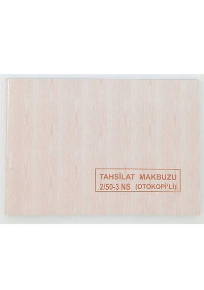 Dilman Tahsilat Makbuzu 2/50 3 N Otokopili- 6 Adet