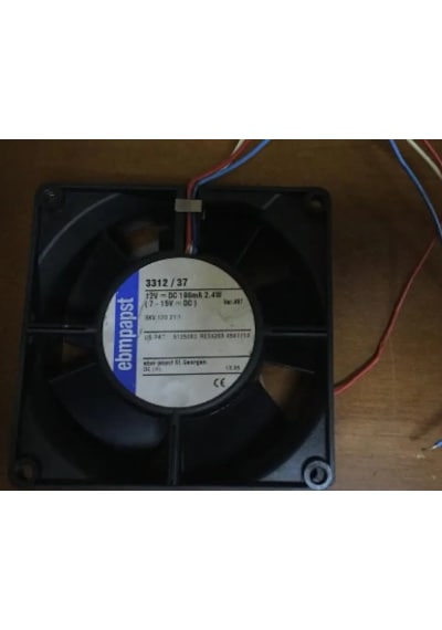 Ebmpapst 3312/37 92 Mm X 92 Mm X 32 Mm 12v