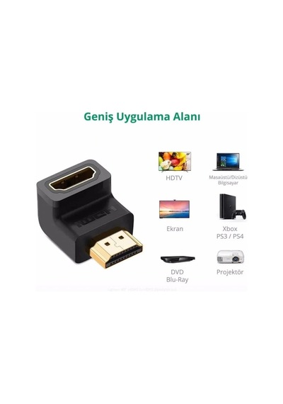 90 Hdmı To Hdmı Erkek-dişi M2f Dönüştürücü Çevirici