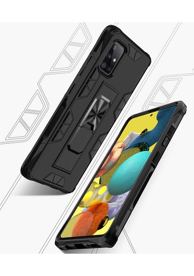 Samsung Uyumlu Galaxy A71 Kılıf Zore Volve Kapak Lacivert