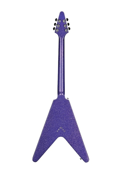Epiphone Exclusive Flying V Elektro Gitar Purple Sparkle