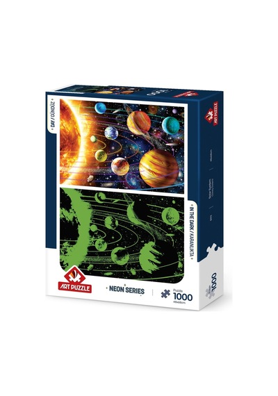 Güneş Sistemi 1000 Parça Neon Puzzle