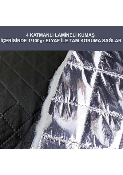 Evrensel Direksiyon Güneşlik Kılıfı, Isı Ve Uv Koruma, Her Araca Uyumlu 45x45cm Diğer