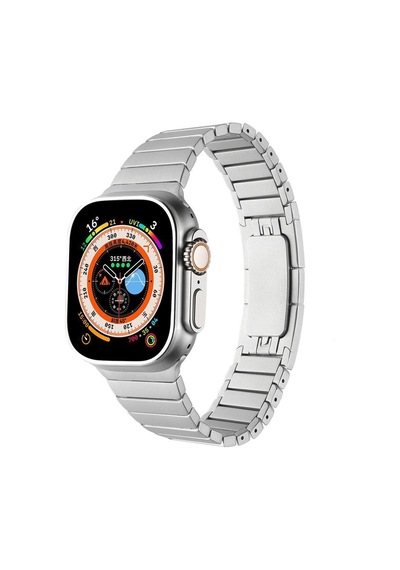 Apple Uyumlu  Watch 40mm Krd-35 Metal Kordon-gri