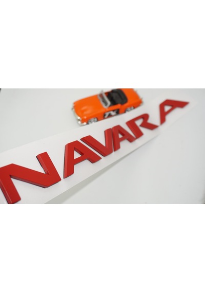 Dk Tuning Navara Kırmızı Abs Ön Kaput Ve Bagaj Yazı Nissan İle Uy