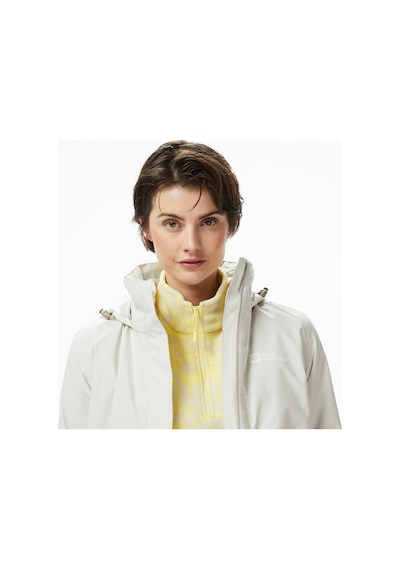Jack Wolfskin Rotwand 3in1 Kadın Krem Outdoor Ceket A60333 Krem