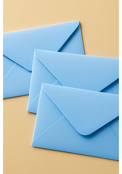 Lexroo Minik Zarf, 7x9 Cm 25 Adet Koyu Mavi