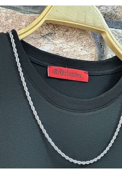 Altamira Erkek Dikey Baskılı Oversize T-shirt Şort 001