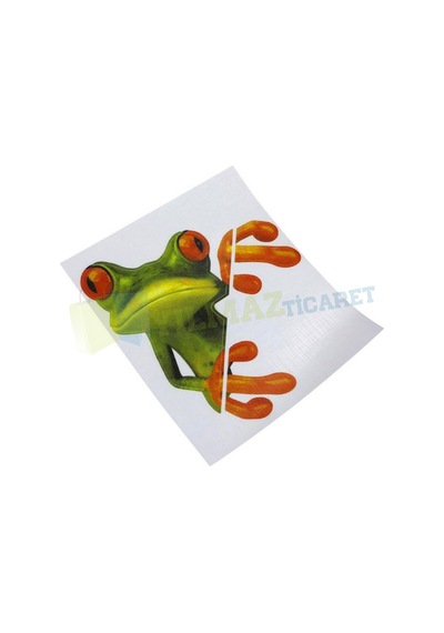 Kurbağa Kelebek Cam Kapı Oto Sticker Araba Yapıştırma Etiket