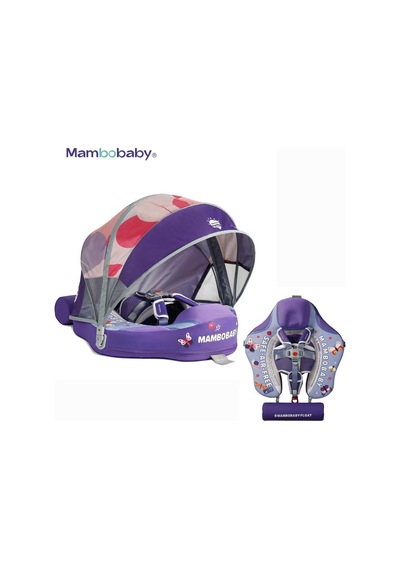 Mambobaby Yüzme Simidi - Insect Zoo, Emniyetli, Gölgelikli Ve Ayak Destekli