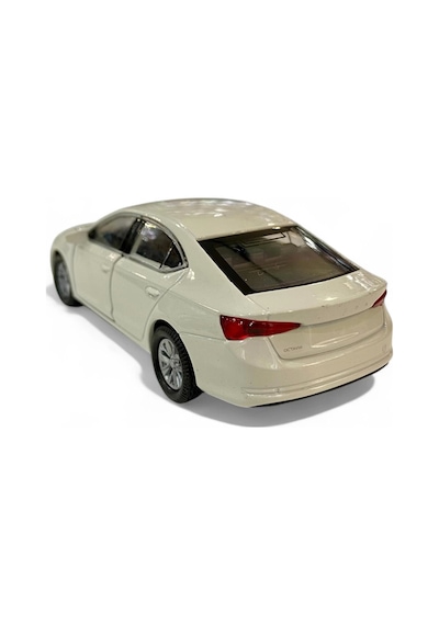 Welly 1/36 Skoda Octavia Beyaz Çek Bırak