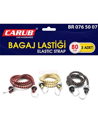 Carub Ahtapot 3lü Set Bagaj Lastiği