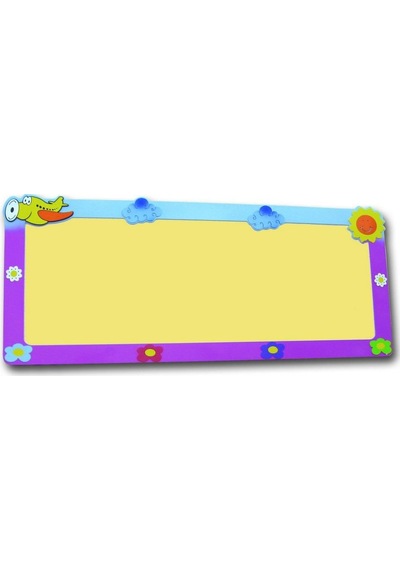 Uçak Figürlü Yazı Tahtası 210x90 Cm Çok Renkli