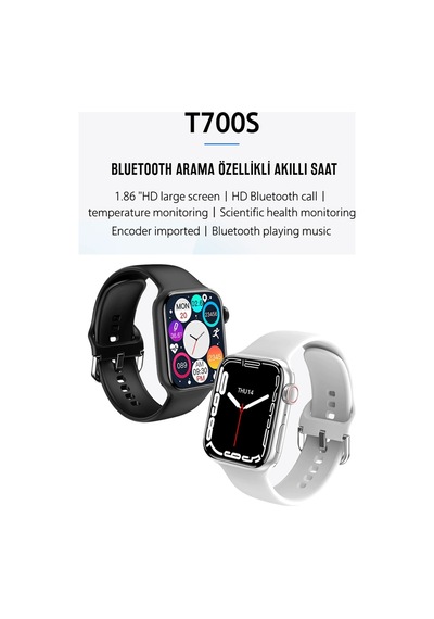 Technodia T700S Ios Andorid Destekli Arama Özeliği Sensörlü Akıllı Saat(İthalatçı Garantili) Technodia T700S Ios Andorid Destekli Arama Özeliği Sensörlü Akıllı Saat(İthalatçı Garantili)