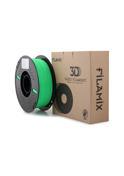 Filamix Pla+ Yeşil Filament 1.75mm - Plastik Makara - 1 Kg