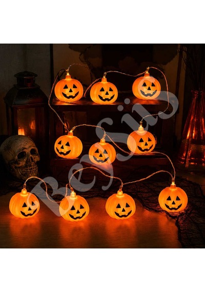 Beysüs Cadılar Bayramı Halloween 10lu Balkabağı Led Işık