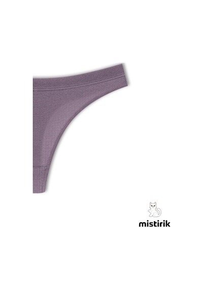 Paulo Model Fitilli Tanga Slip Iz Belli Etmez Külot Mor Renk Mor
