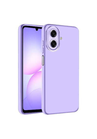 Samsung Galaxy  Uyumlu,  A07 4g First Silikon - Lila