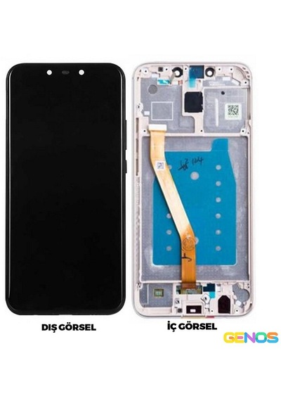 Hw Mate 20 Lite Uyumlu Lcd+dokunmatik+çıtalı Gold Sn808997