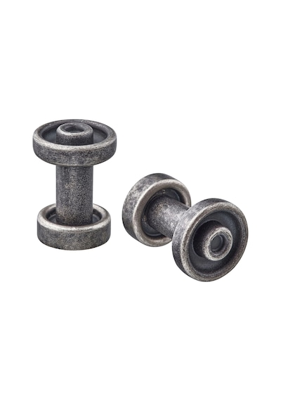 Ikea Skruvshult 2'li Mobilya Kulpu 18 Mm Siyah - Gri Çok Renkli